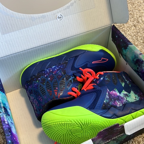 Puma MB1 GALAXY Basketball sneakers, in box, used once, size 11C - Picture 6 of 10